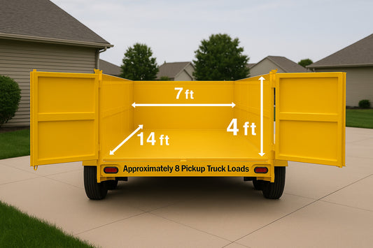 15-Yard Haul Away Dumpster Service